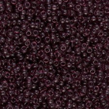 Miyuki rocailles Perlen 11/0 - Dark smoky amethyst 11-153